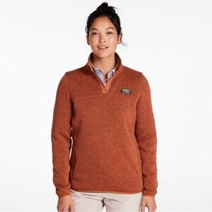 NWT L.L.Bean Sweater Fleece Half-Zip Pullover Sz Sm